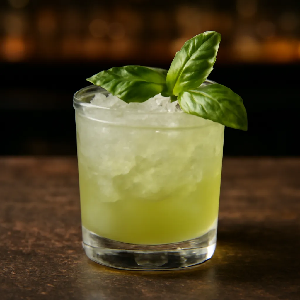 Bourbon Basil Smash