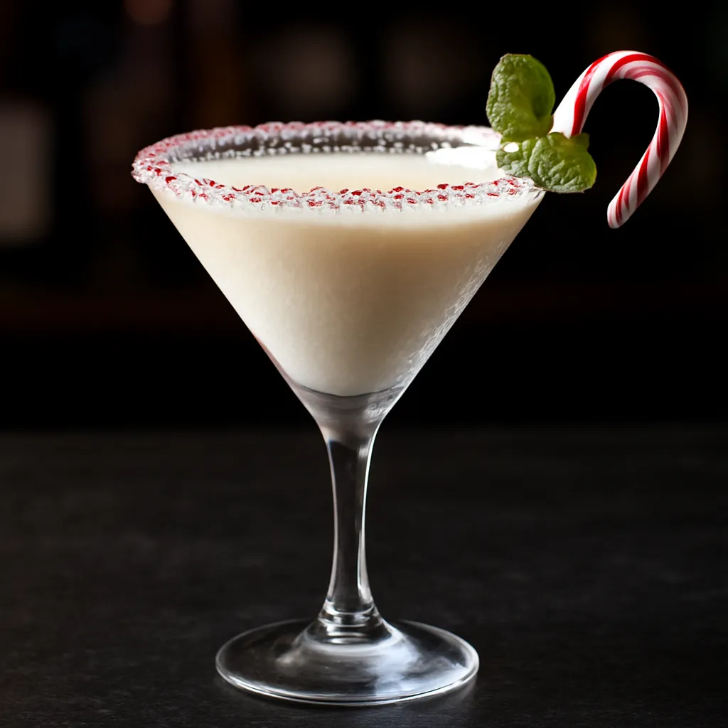 White Chocolate Peppermint Martini