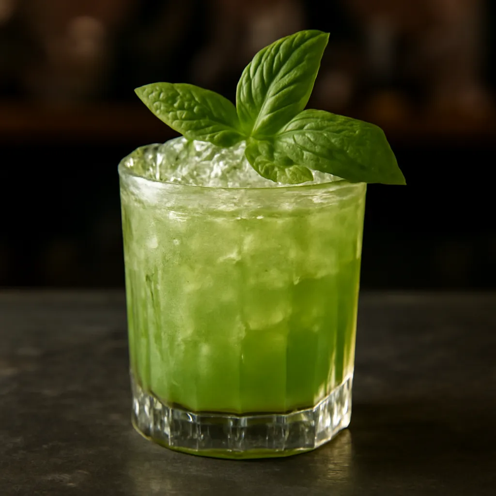 Rum Basil Smash