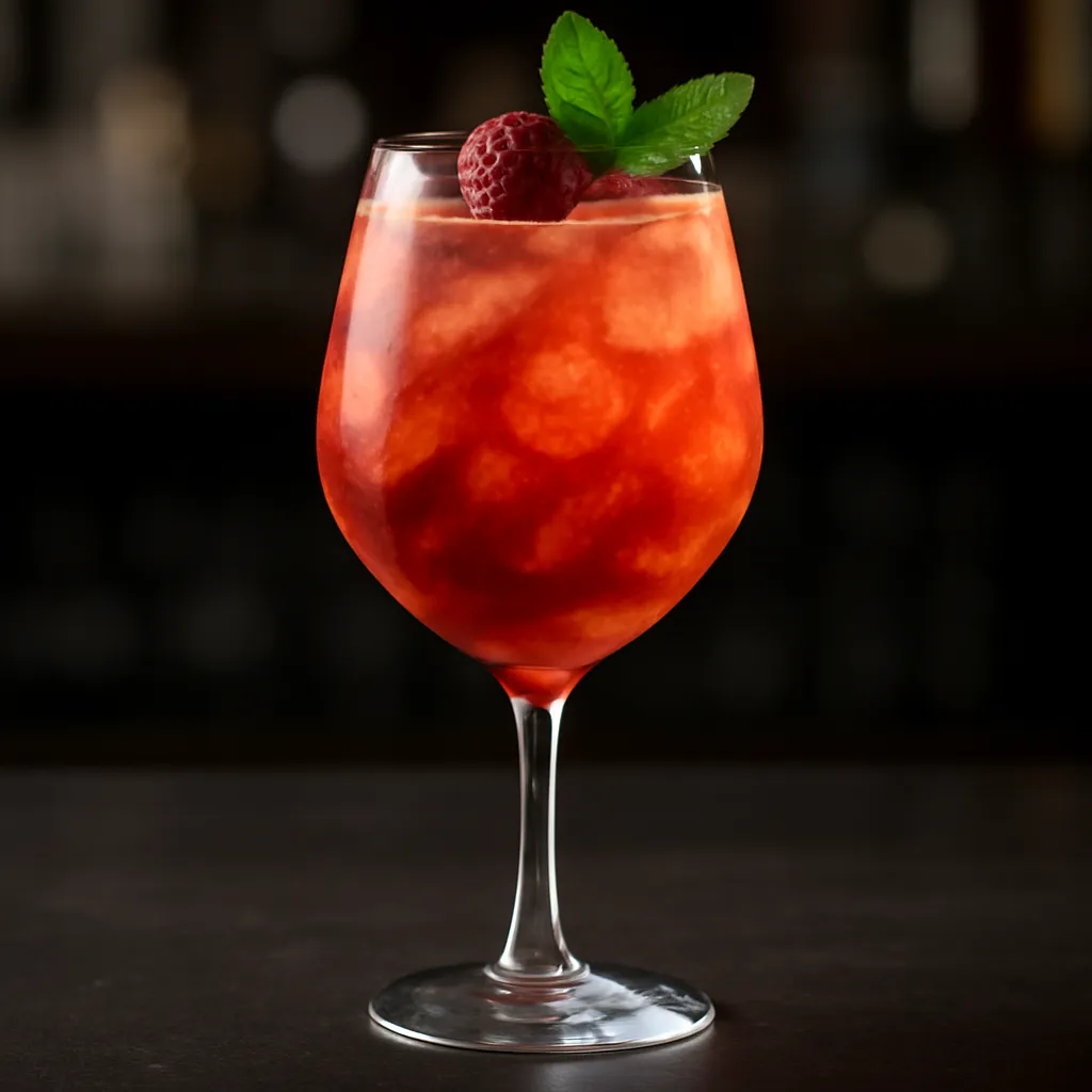 Aperol Spritz with Raspberry