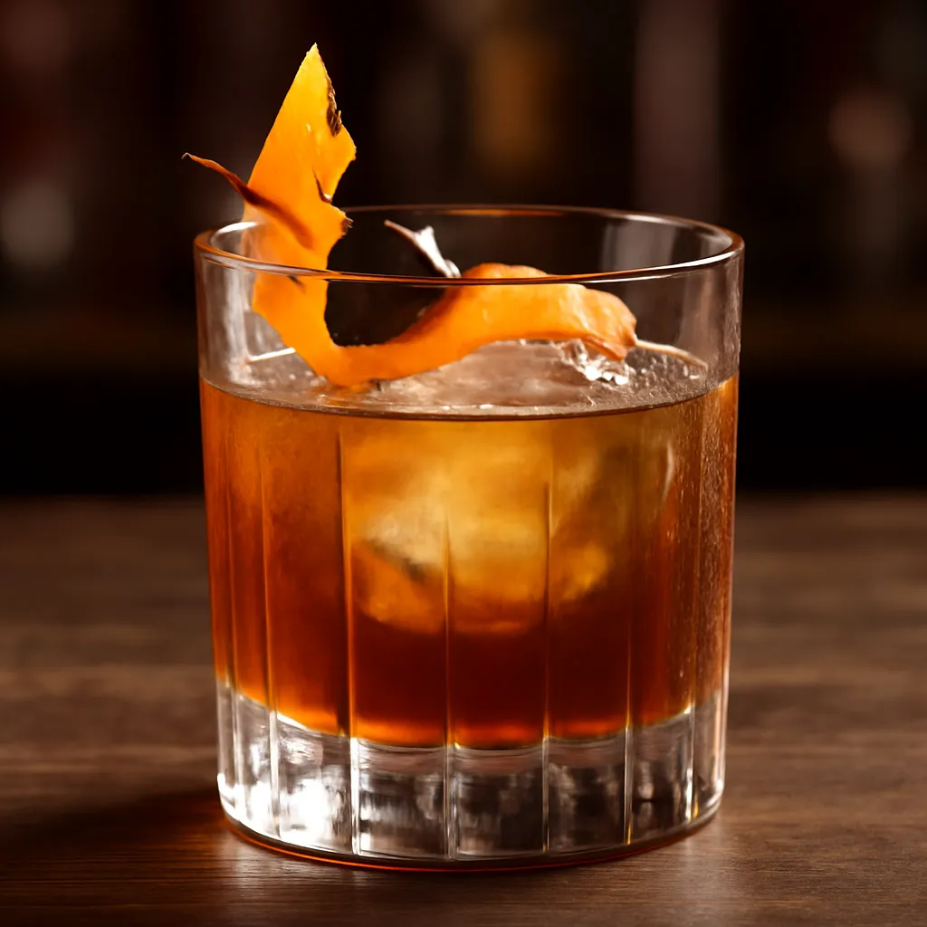 Rum Barrel Aged Old Fashioned