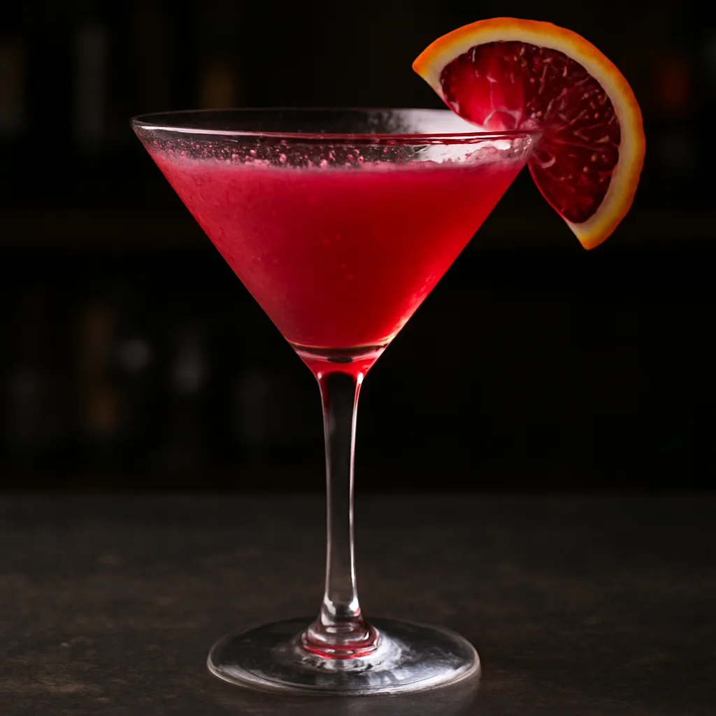 Gin Martini Blood Orange