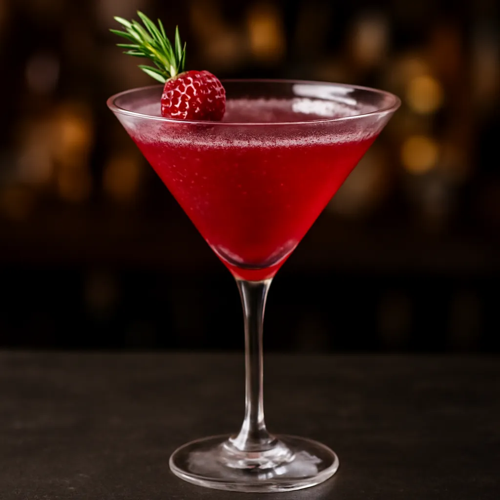 Gin Martini Raspberry