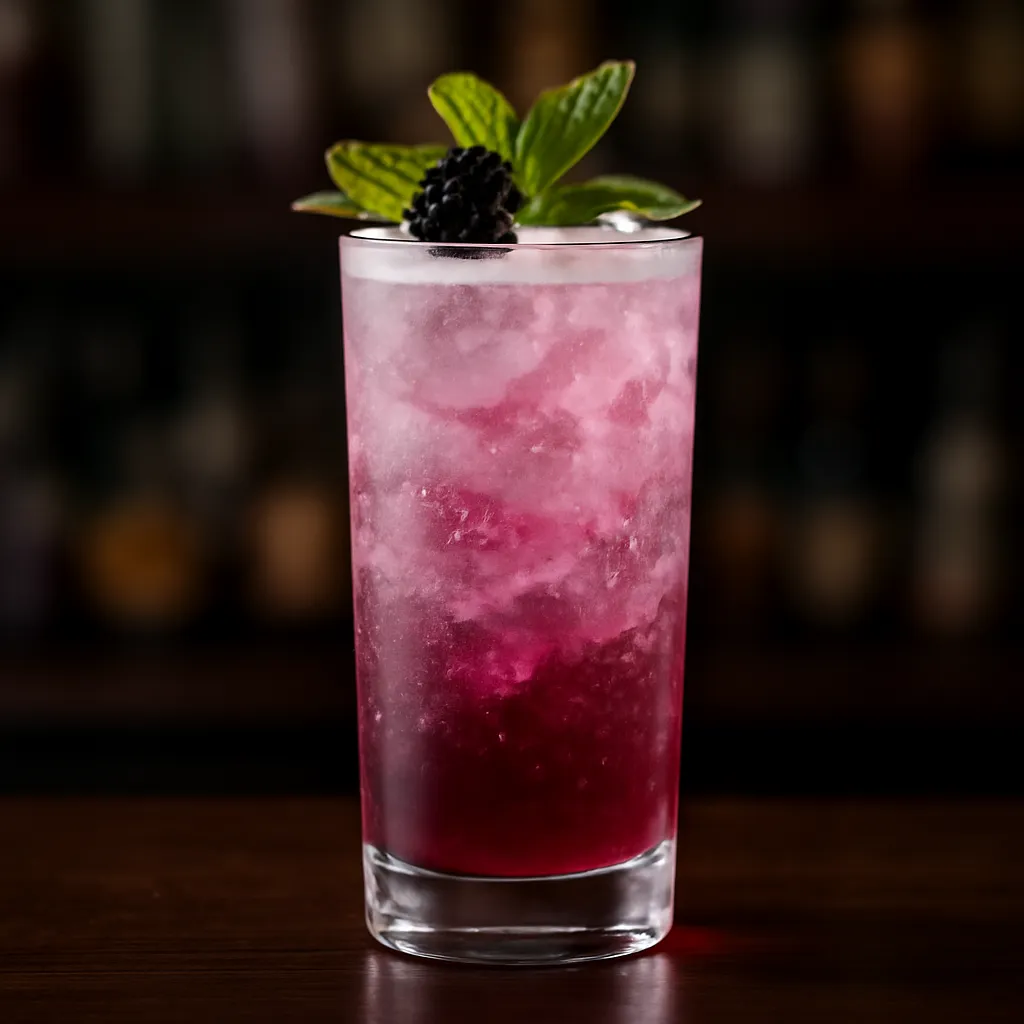 Gin Collins Blackberry