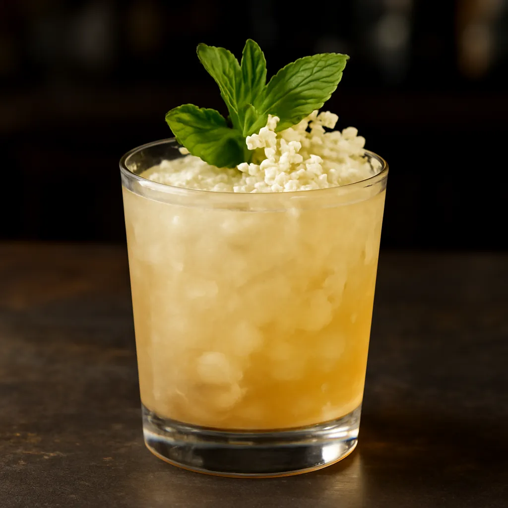 Elderflower Bourbon Smash
