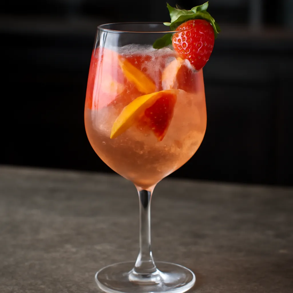 Sparkling Rosé Sangria
