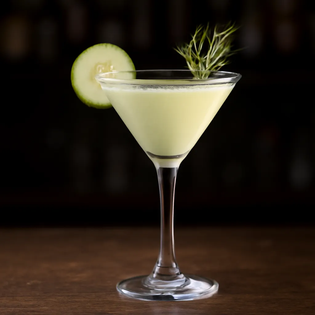 Elderflower Cucumber Martini