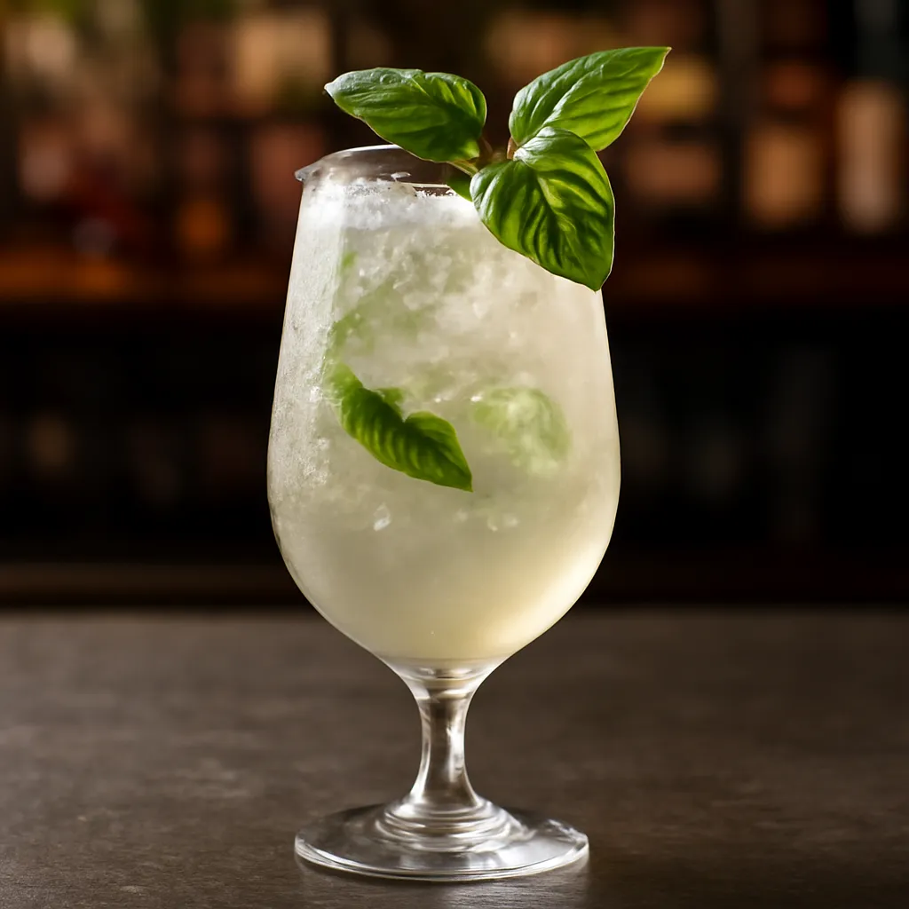 Elderflower Sparkling Basil