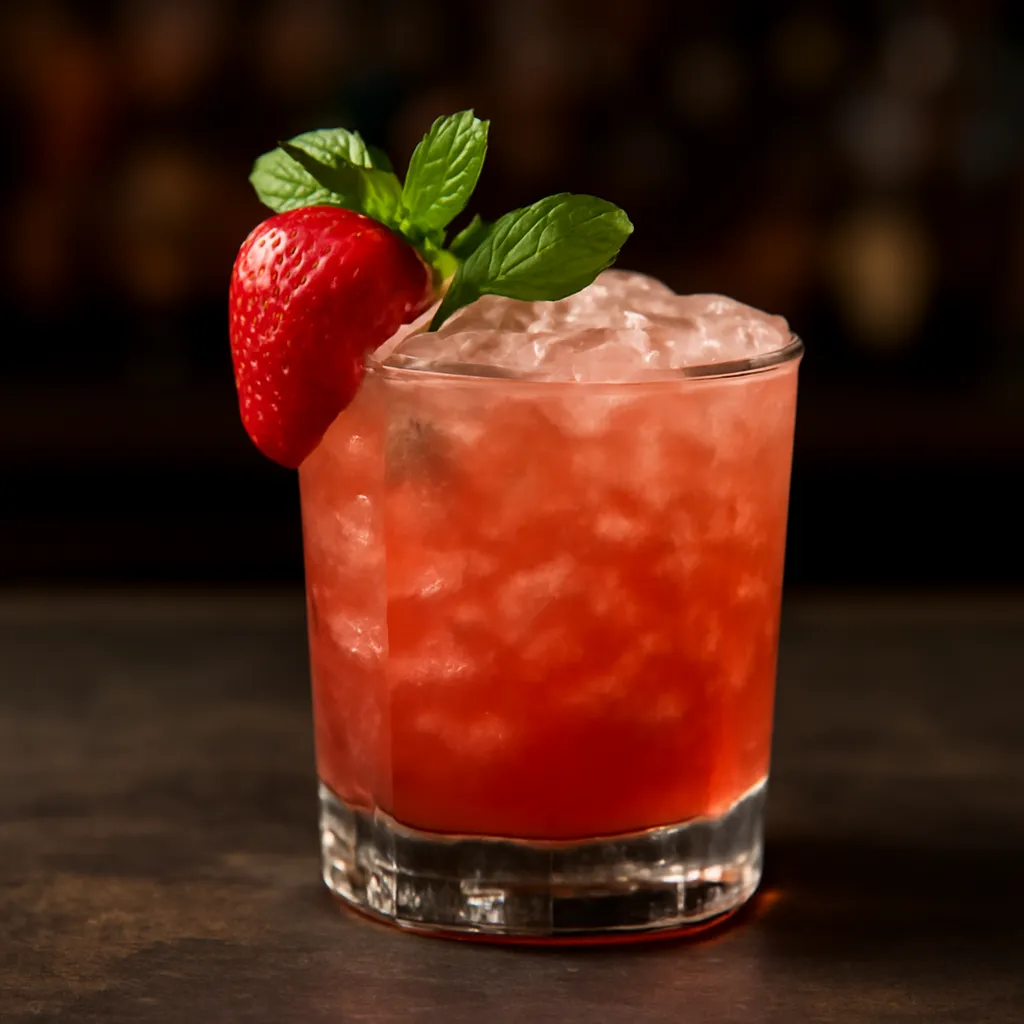 Bourbon Strawberry Smash