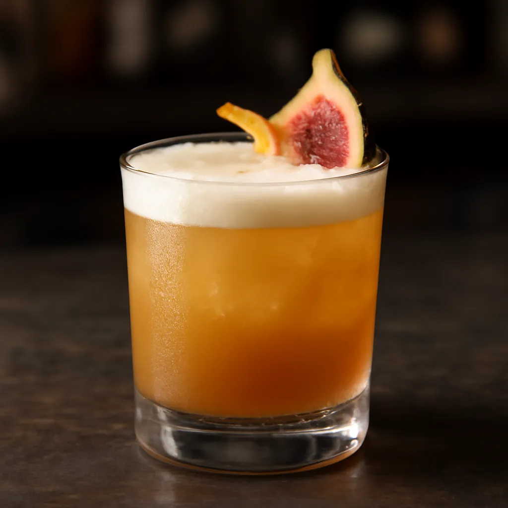 Bourbon Fig Sour
