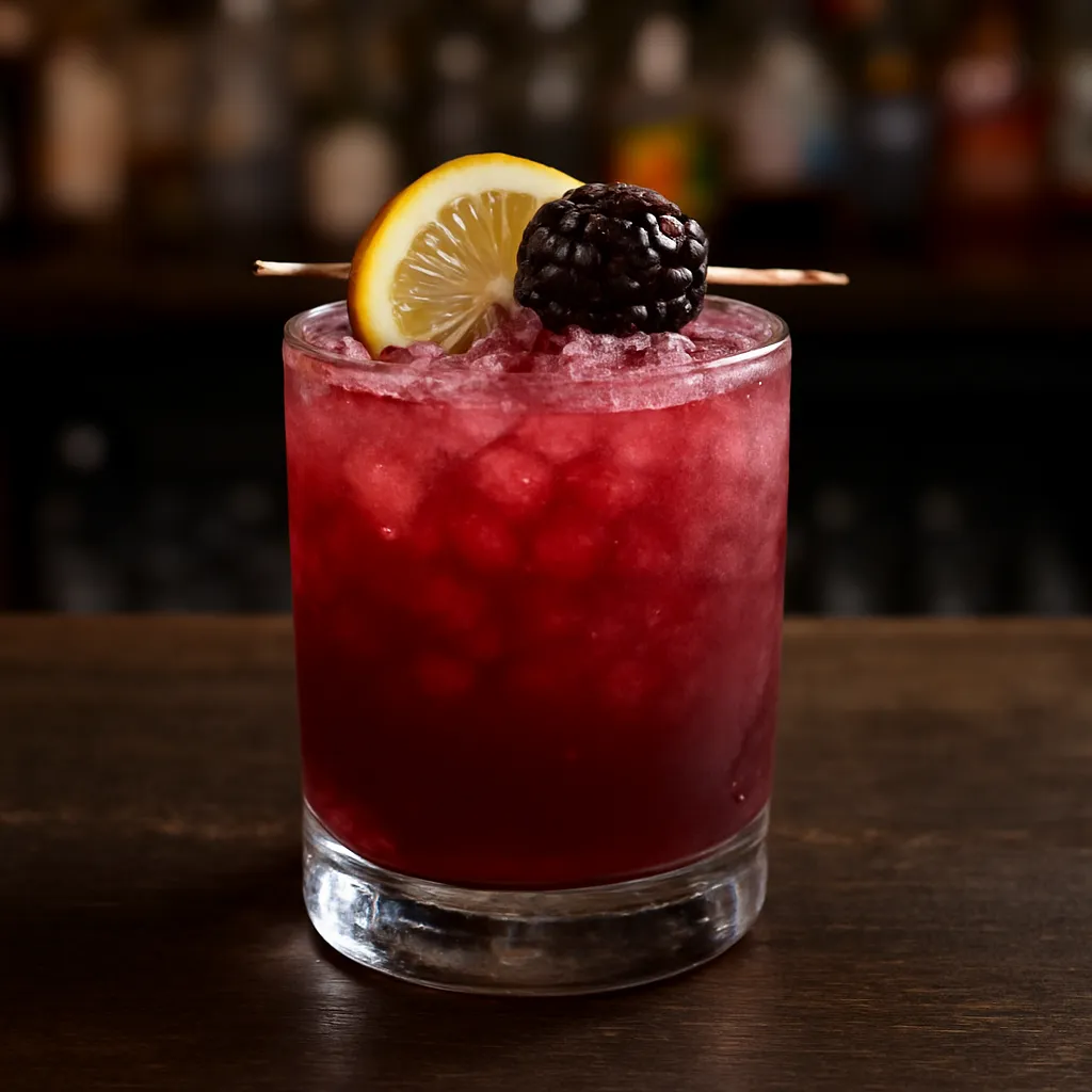 Bourbon Blackberry Sour