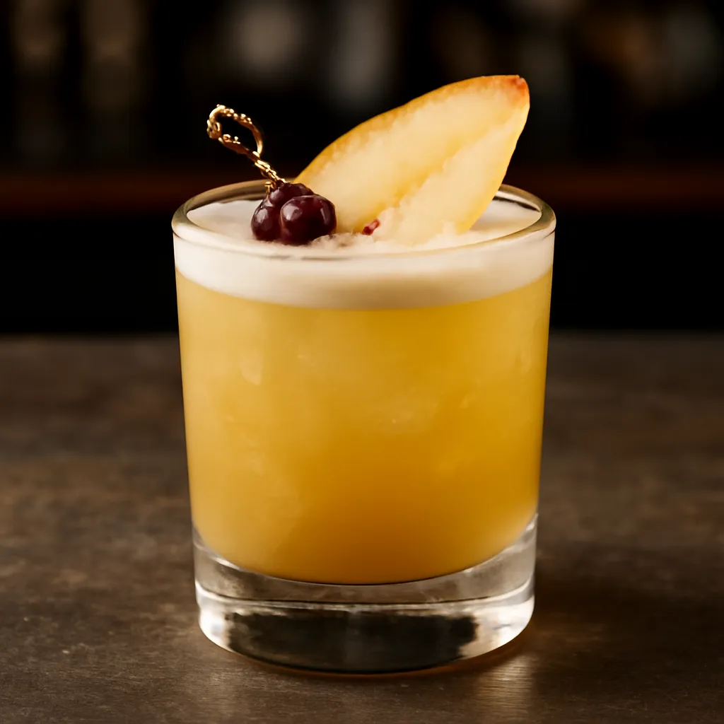 Bourbon Pear Sour