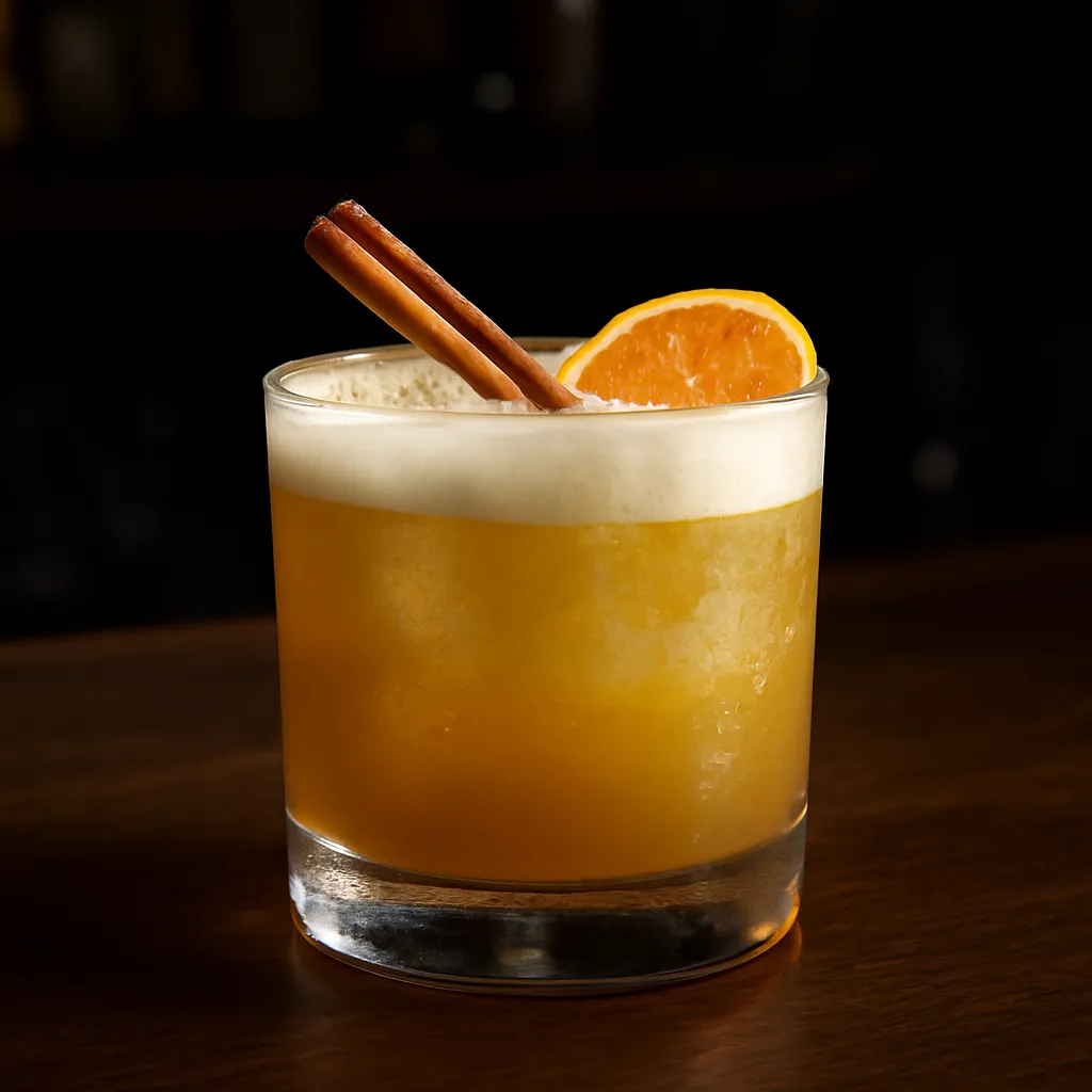 Bourbon Cinnamon Sour