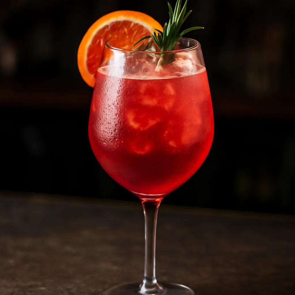 Gin Spritz Blood Orange