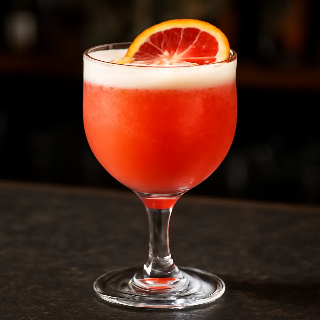 Sake Sour Blood Orange