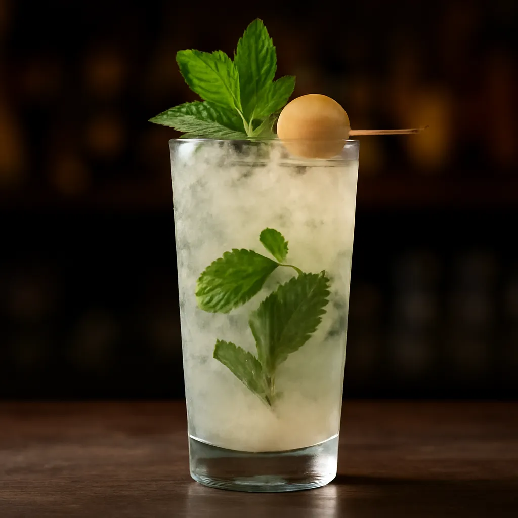 Sake Lychee Mojito