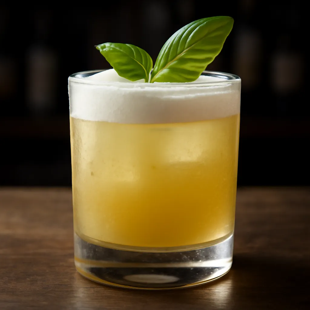 Scotch Basil Sour