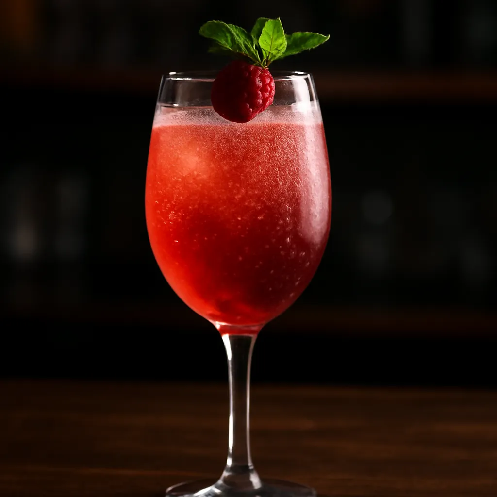 Prosecco and Raspberry