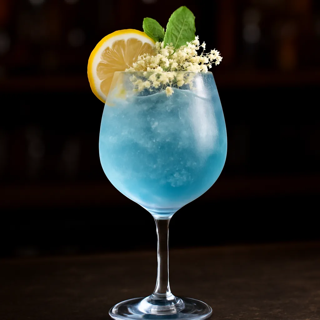 Elderflower Sapphire Spritz