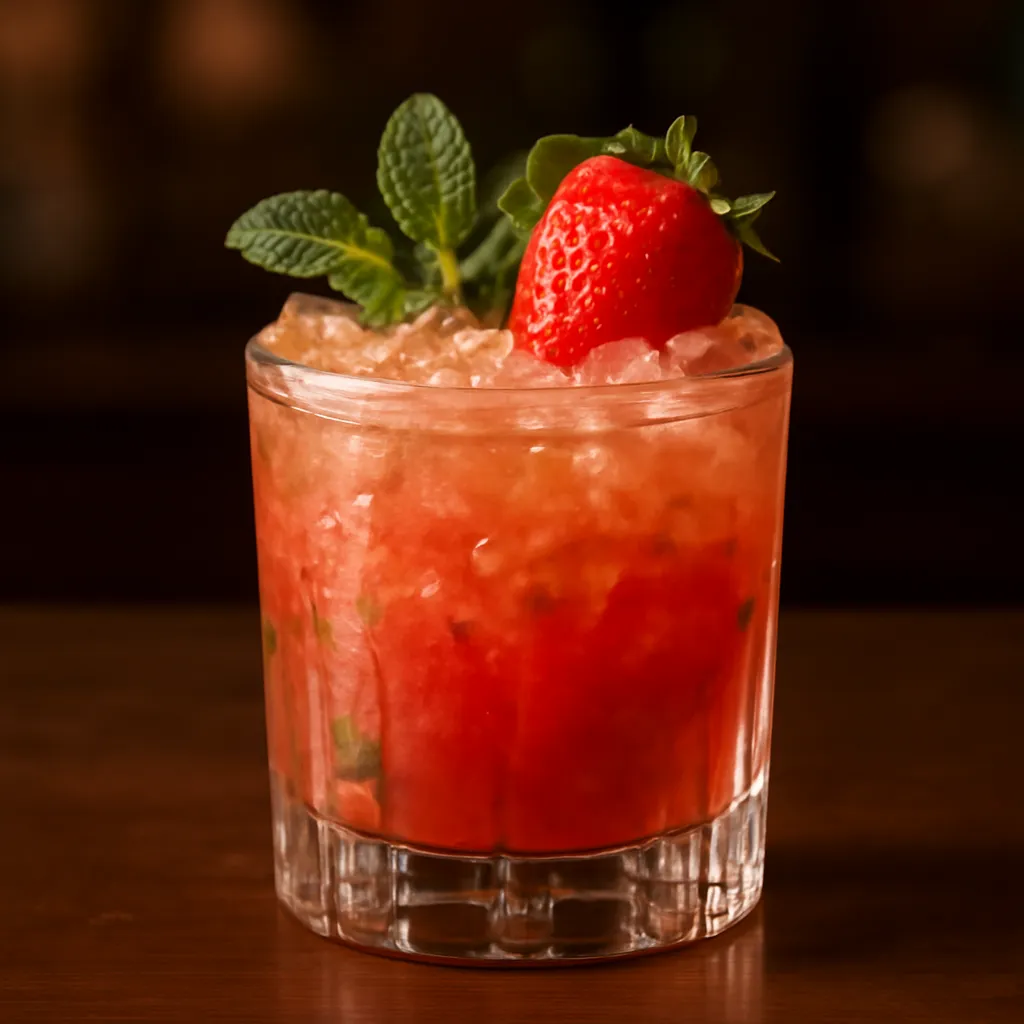 Bourbon Strawberry Julep