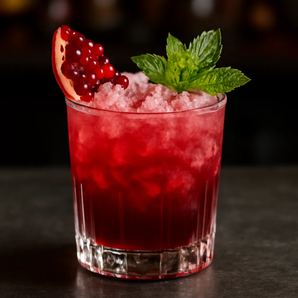 Rum Pomegranate Smash