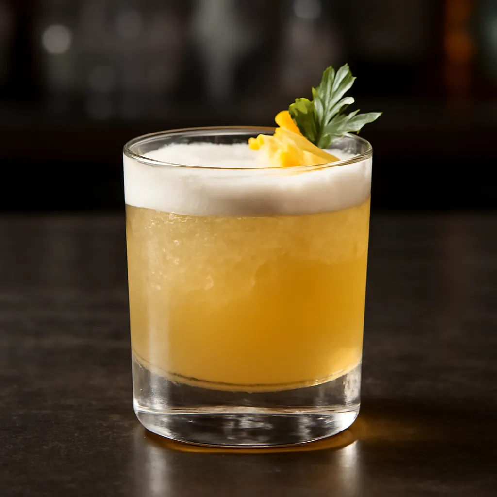 Absinthe Whiskey Sour