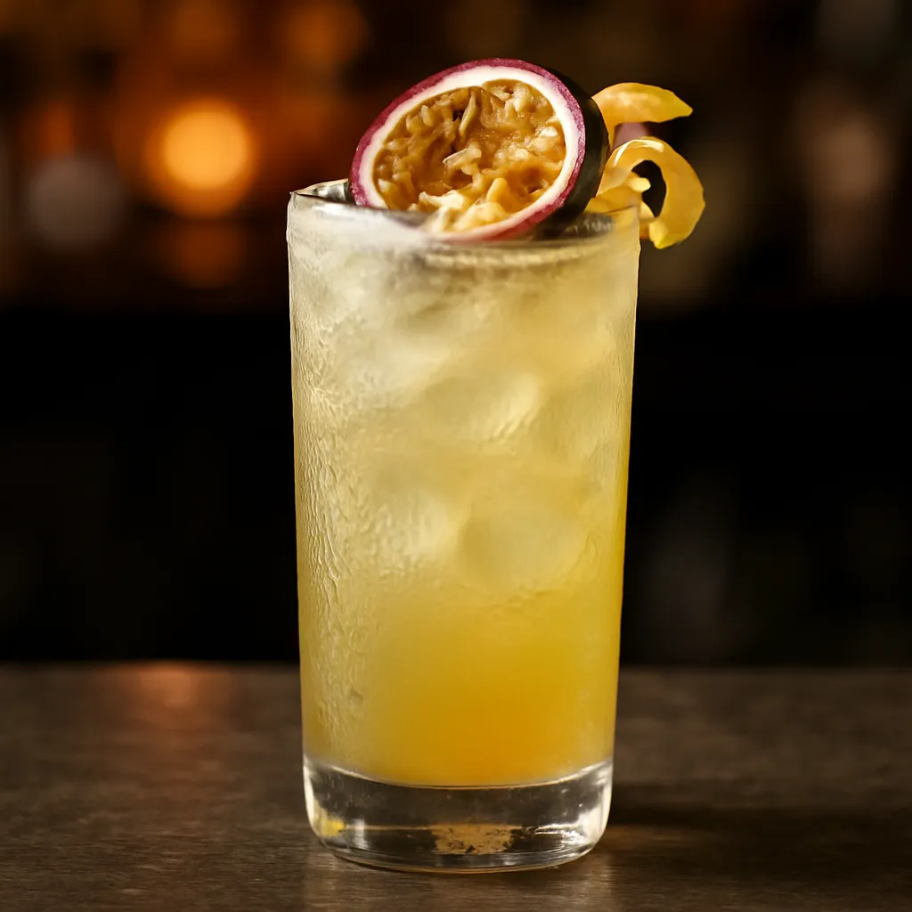 Gin Collins Passionfruit