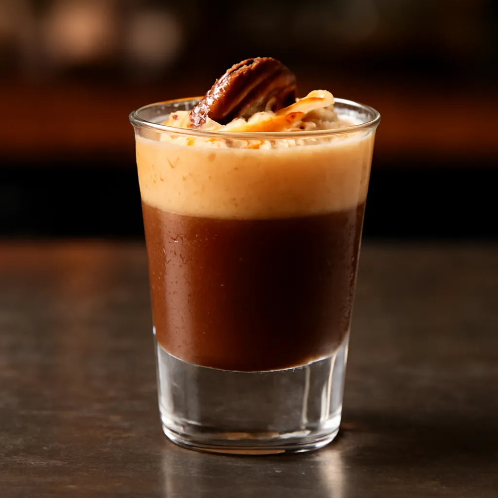 German Chocolate Cake Shot