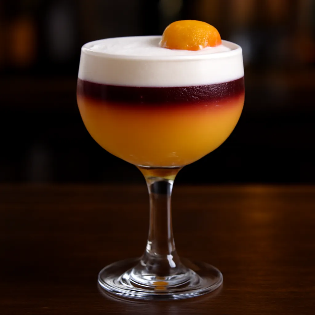 Boston Sour (Wine Float)