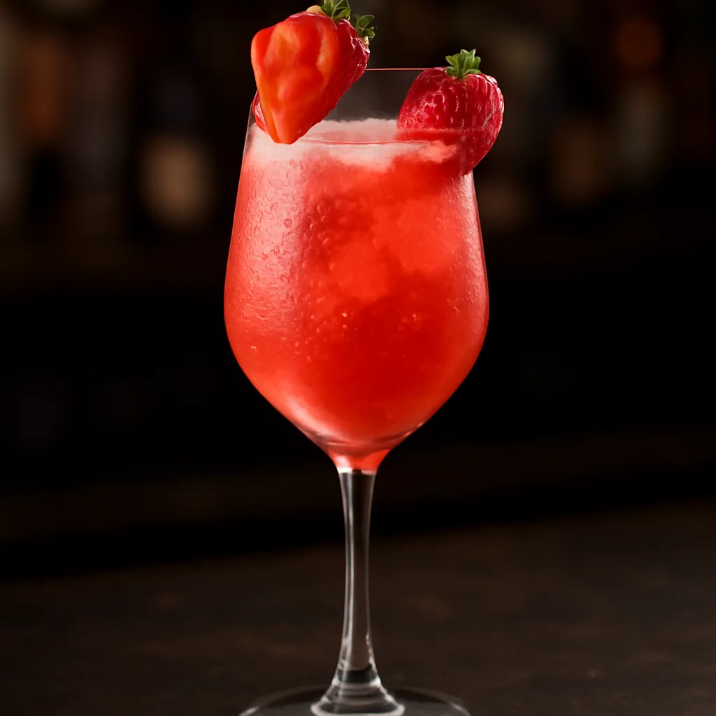 Prosecco and Strawberry