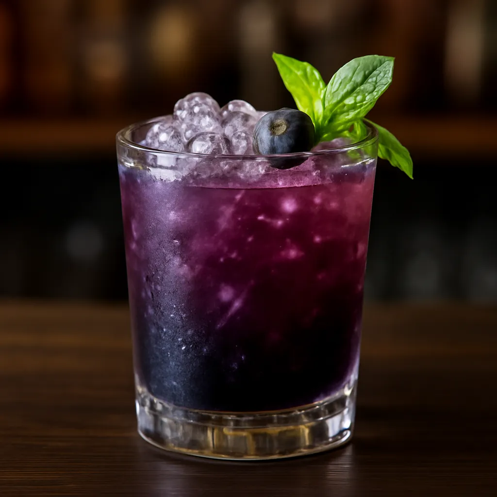 Gin Smash Blueberry