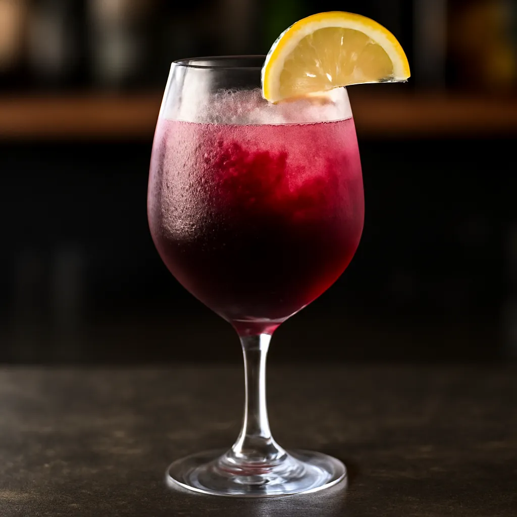Red Wine and Lemon Soda