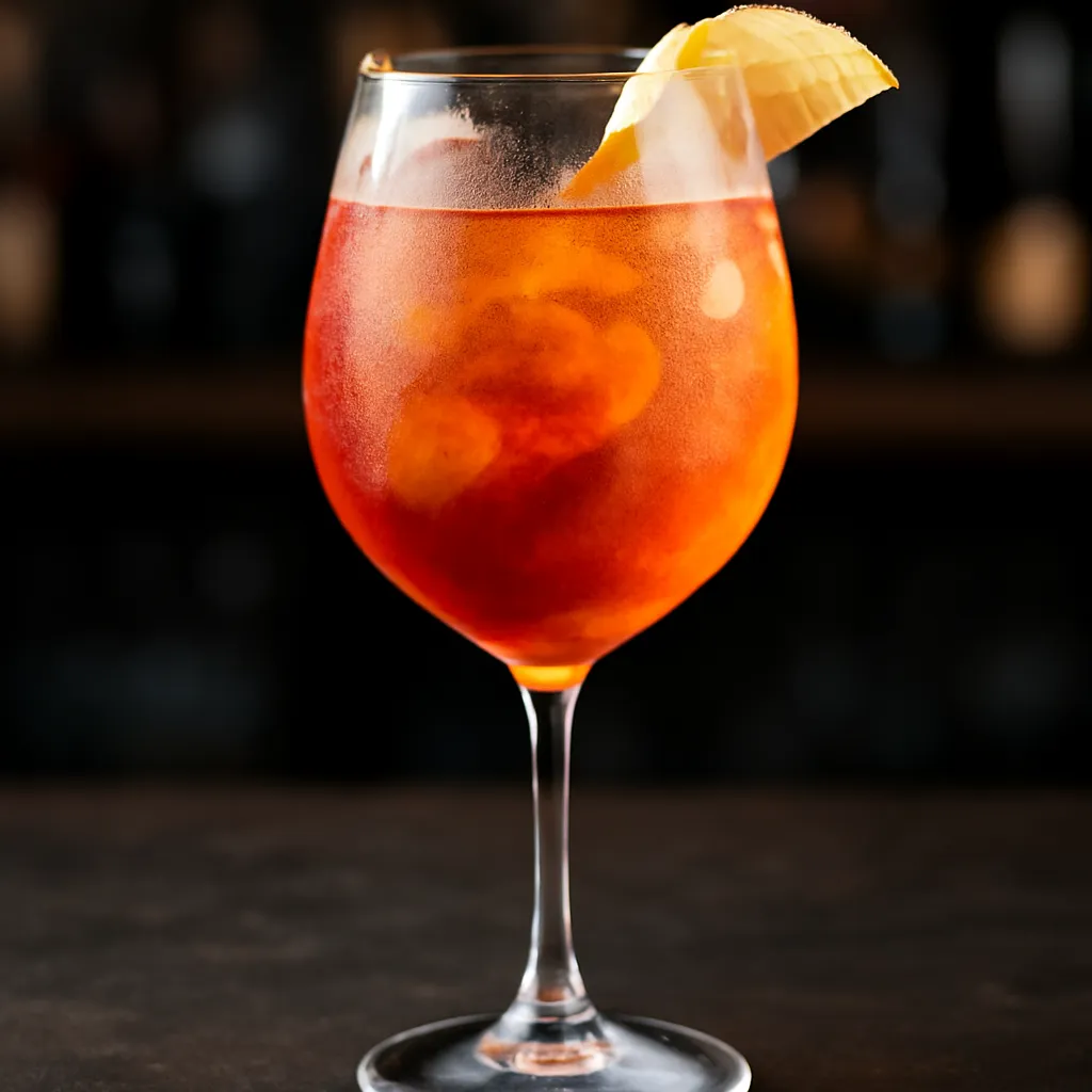Aperol Spritz with Lemon