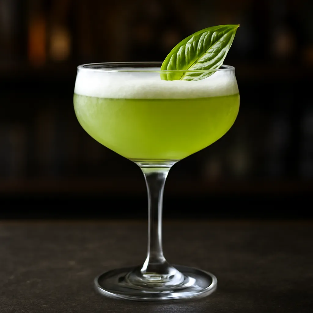 Absinthe Basil Sour