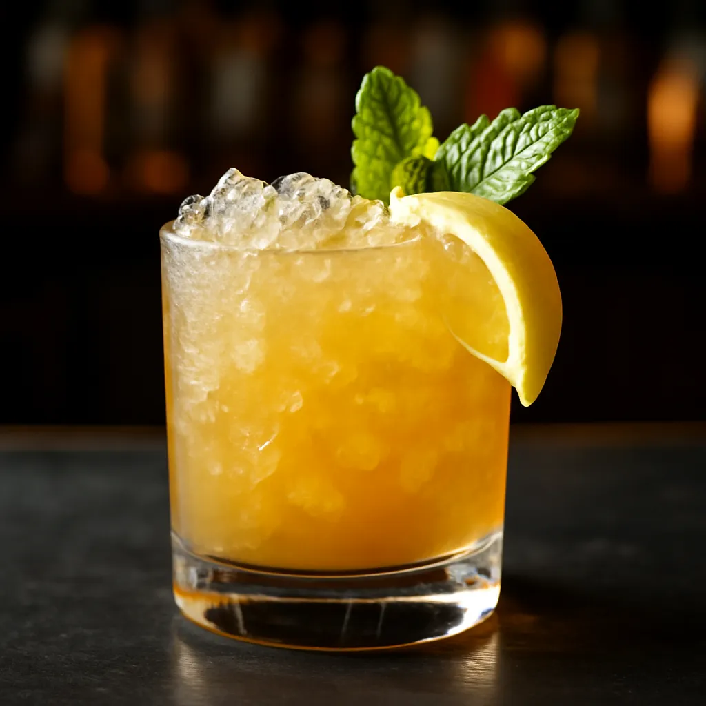 Bourbon Lemon Smash