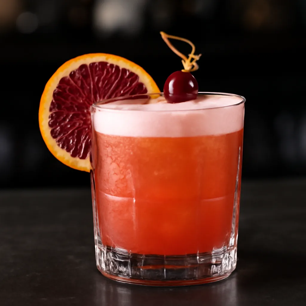 Scotch Blood Orange Sour