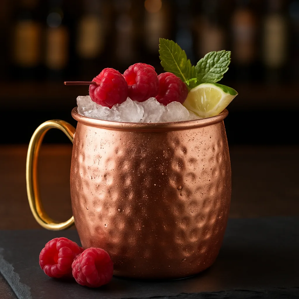 Raspberry Moscow Mule