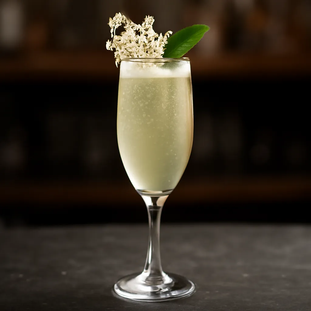 Elderflower Champagne Cocktail