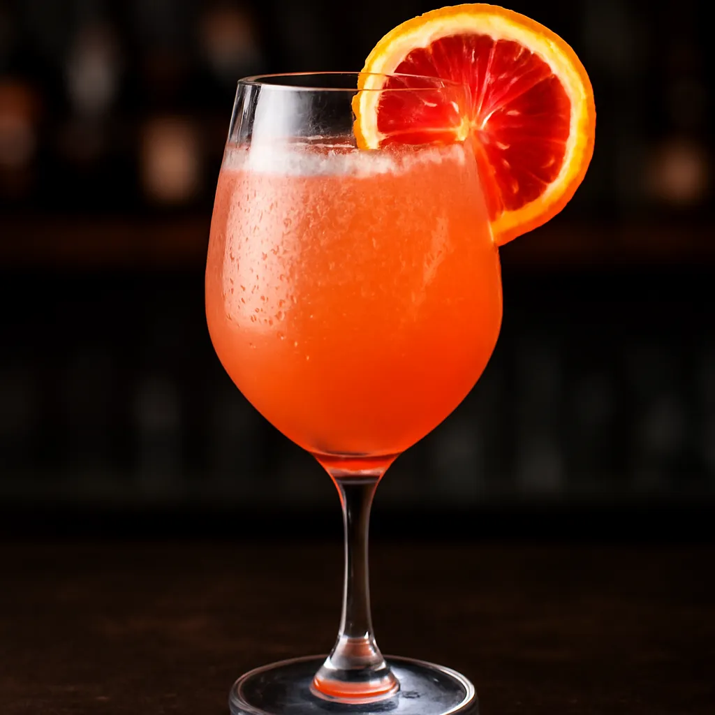 Prosecco and Blood Orange