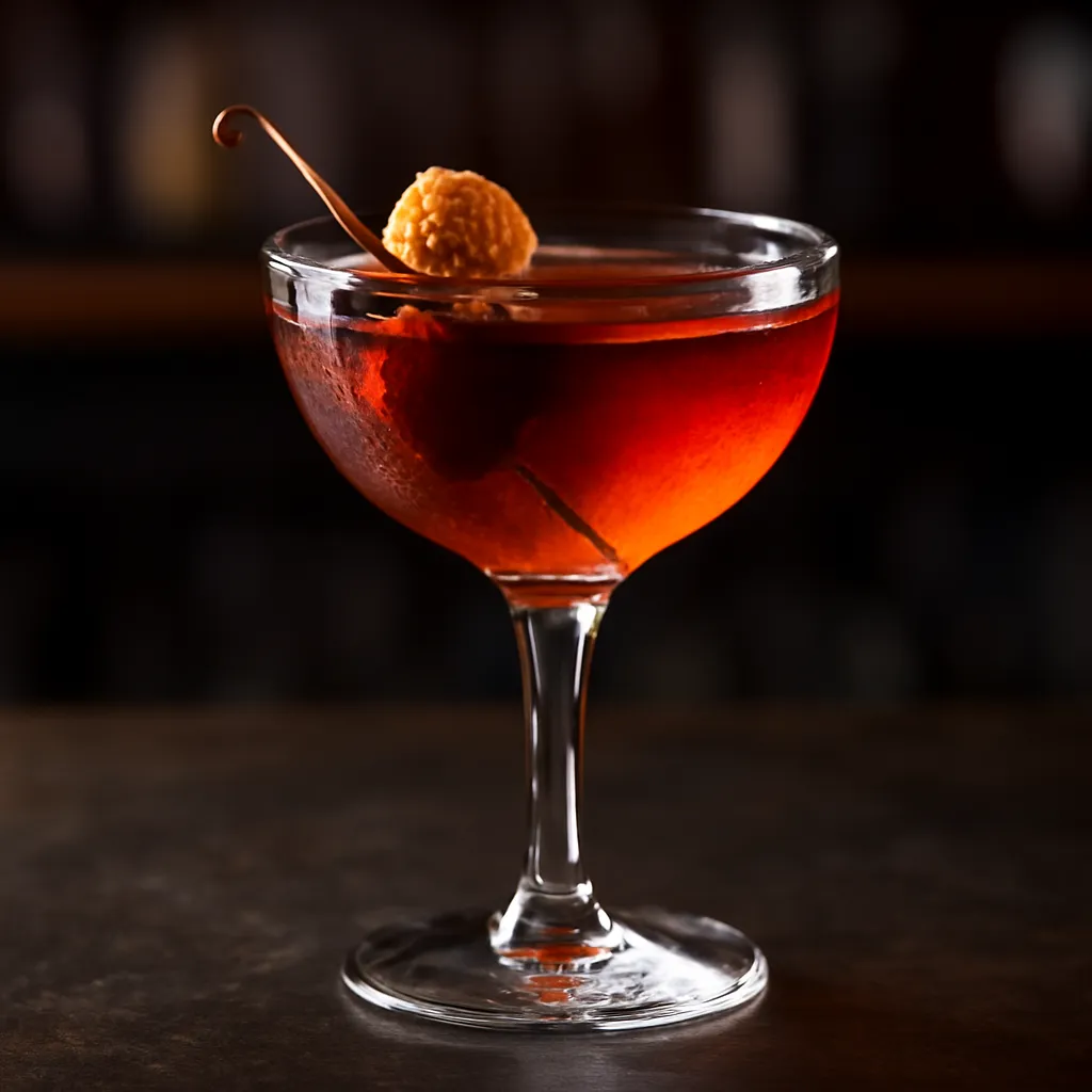 Mezcal Manhattan
