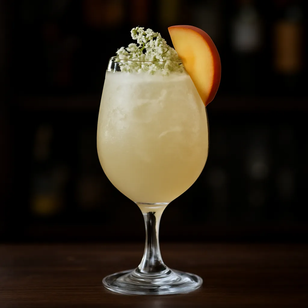 Elderflower White Peach Fizz