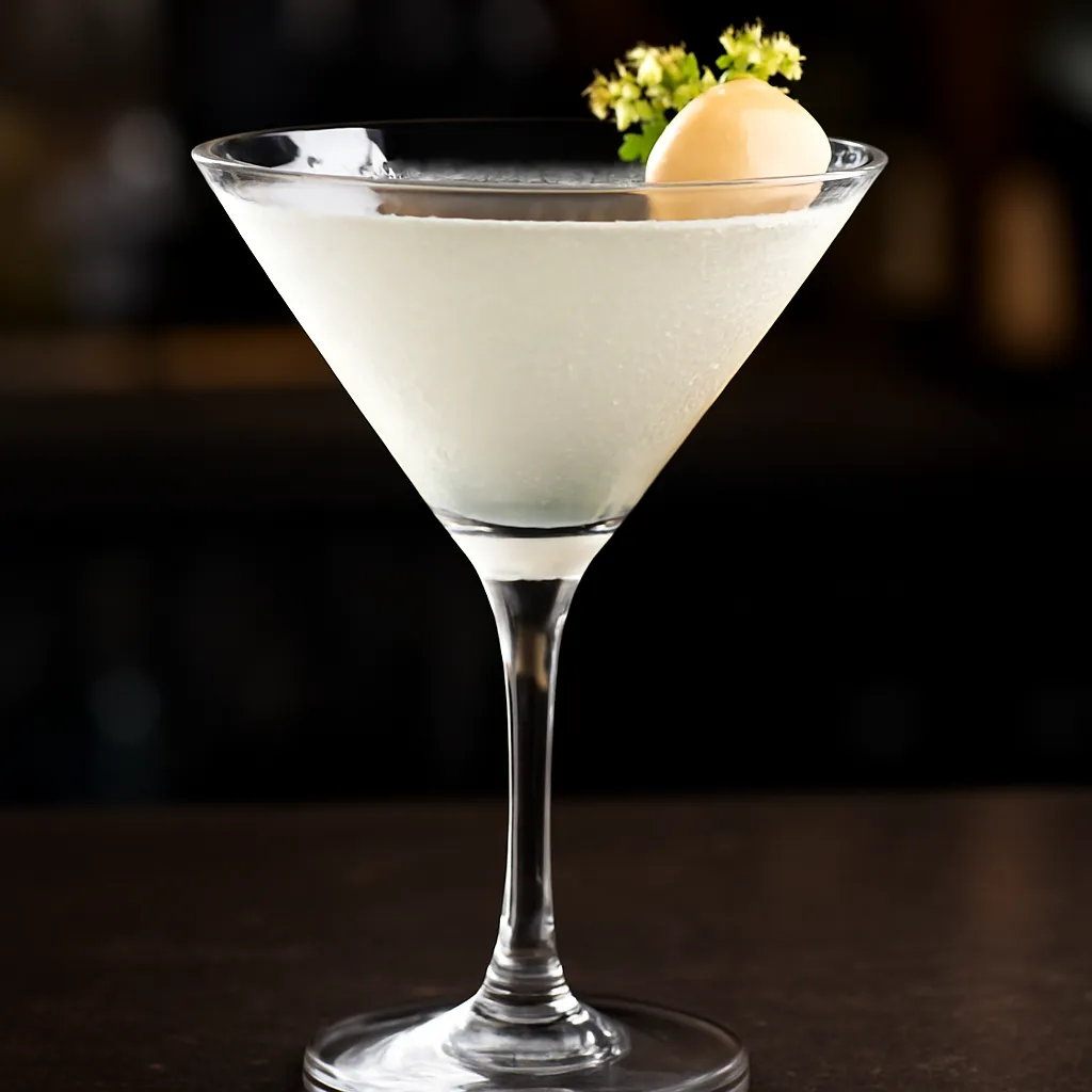 Elderflower Lychee Martini