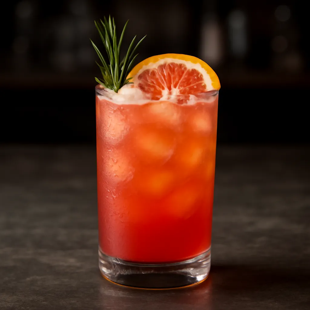 Mezcal Paloma with Campari