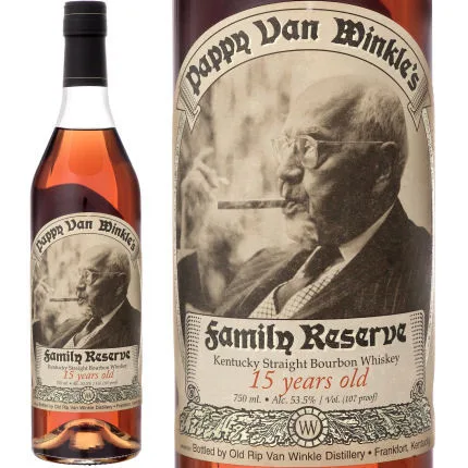 Pappy Van Winkle Family Reserve 15 Year Old Bourbon Whiskey 750Ml