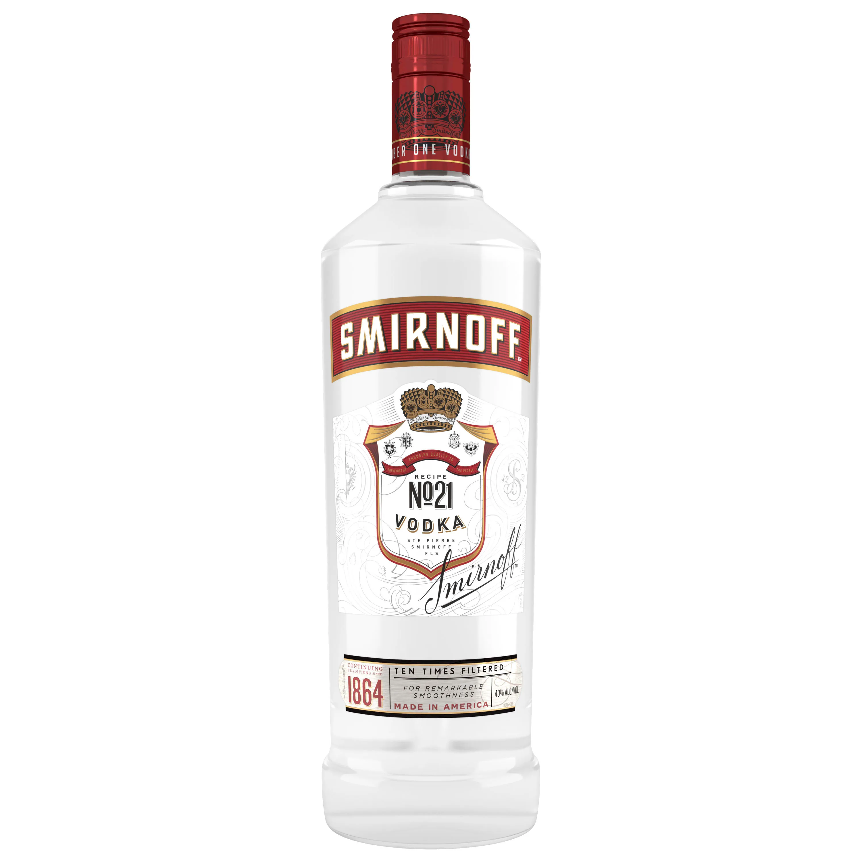 Smirnoff Vodka 1L (80 Proof)