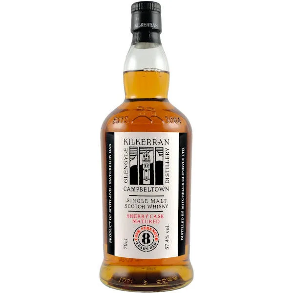 Glengyle Distillery Kilkerran 8 Year Old Sherry Cask Matured Campbeltown Single Malt Scotch 700Ml