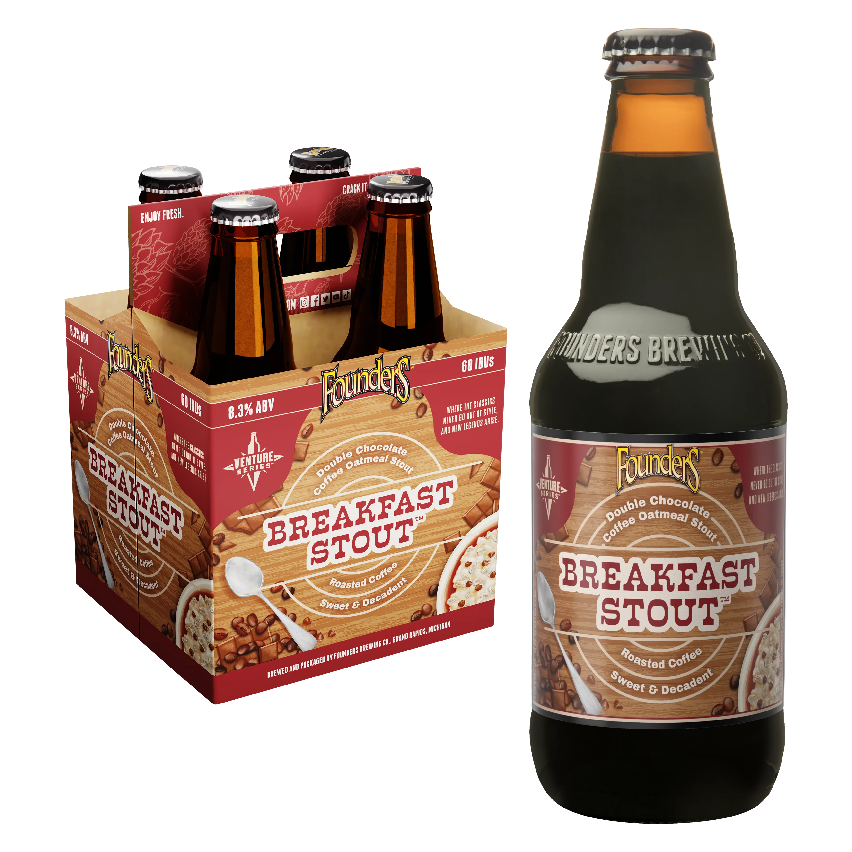 Founders Brewing Breakfast Stout 4pk Btl