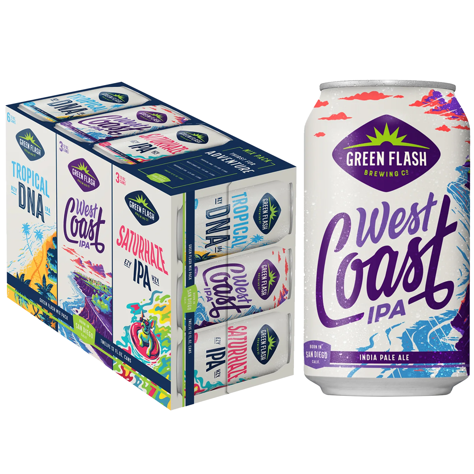 Green Flash Variety Pack 12pk Can