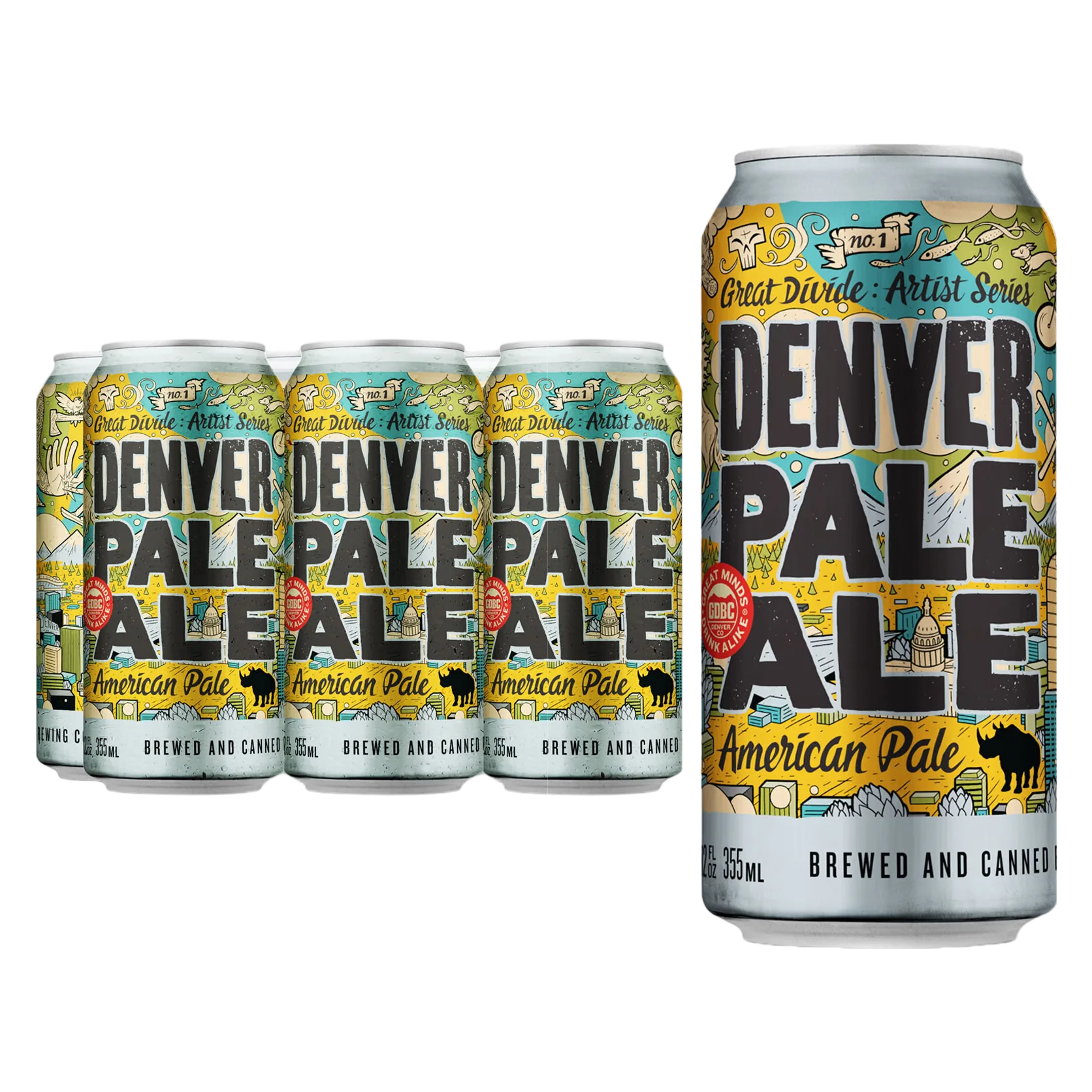 Great Divide Denver Pale Ale 6 Pack Cans