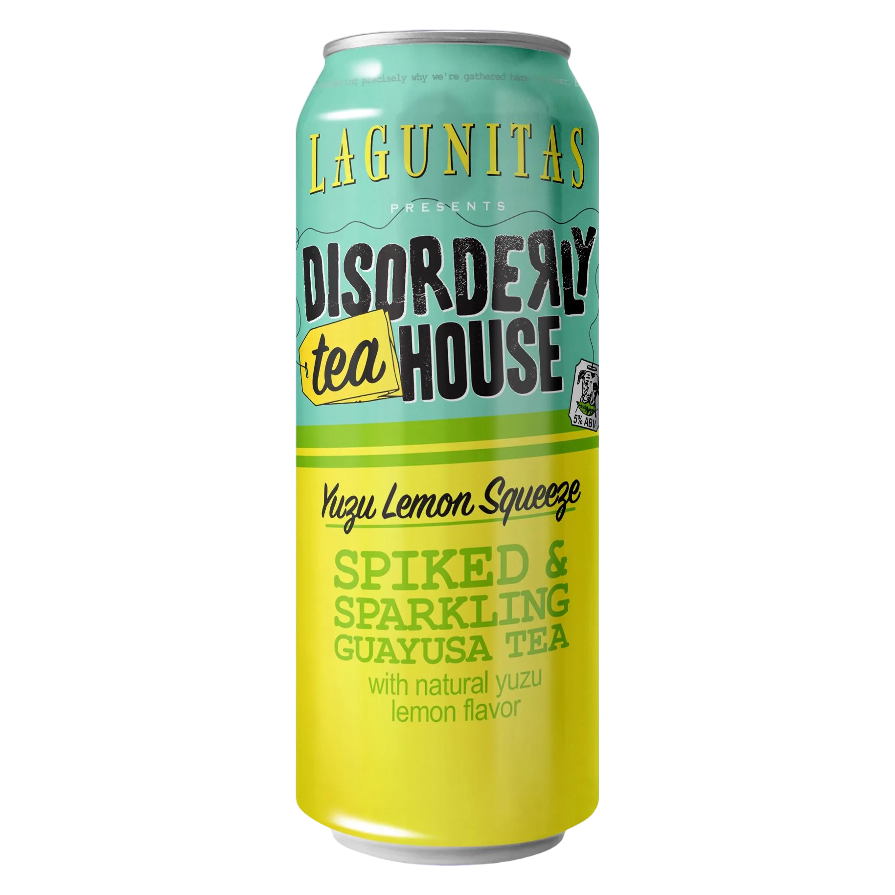 Lagunitas Disorderly Tea House Yuzu Lemon Squeeze Single 19.2oz Can 5% ABV
